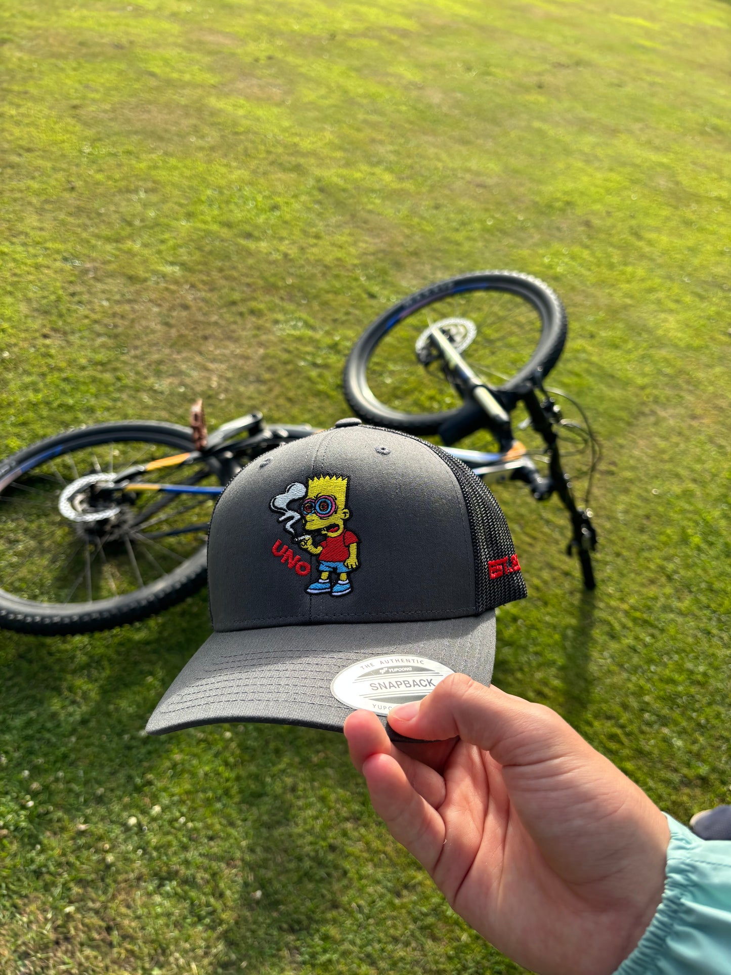 STONER SIMPSON GREY CAP
