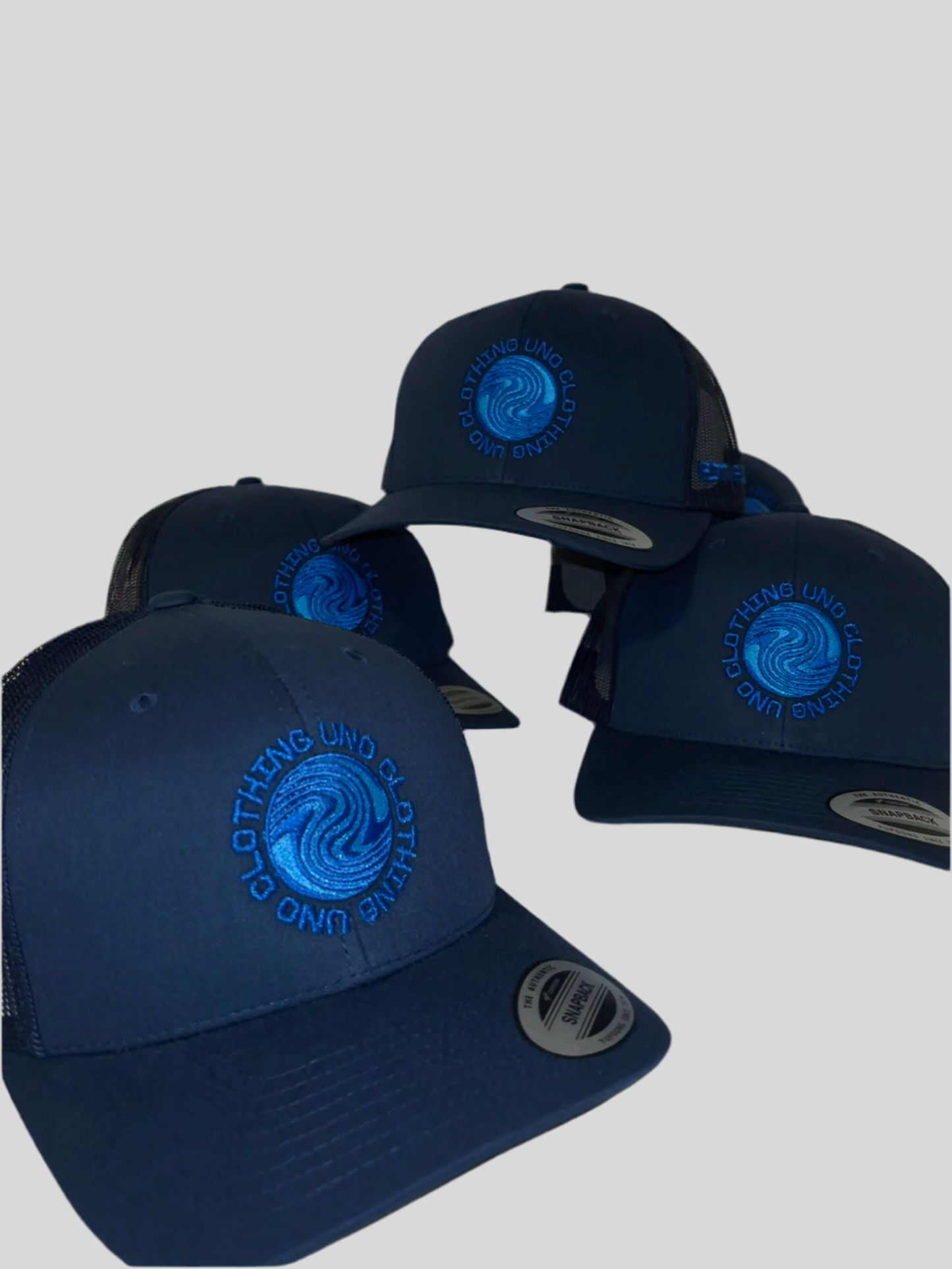 NAVY BLUE + BLUE WORLD CAP (SIDE LOGO)