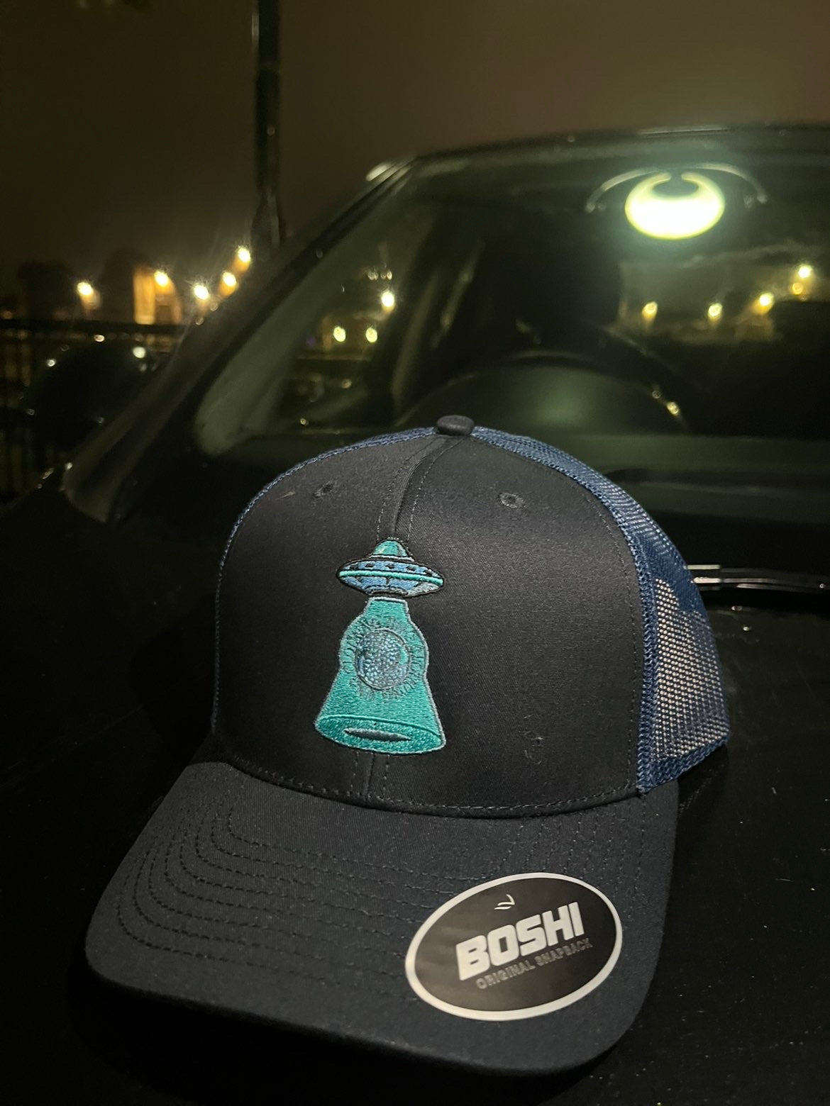 UFO CAP (NAVY + LIGHT BLUE) BACK LOGO