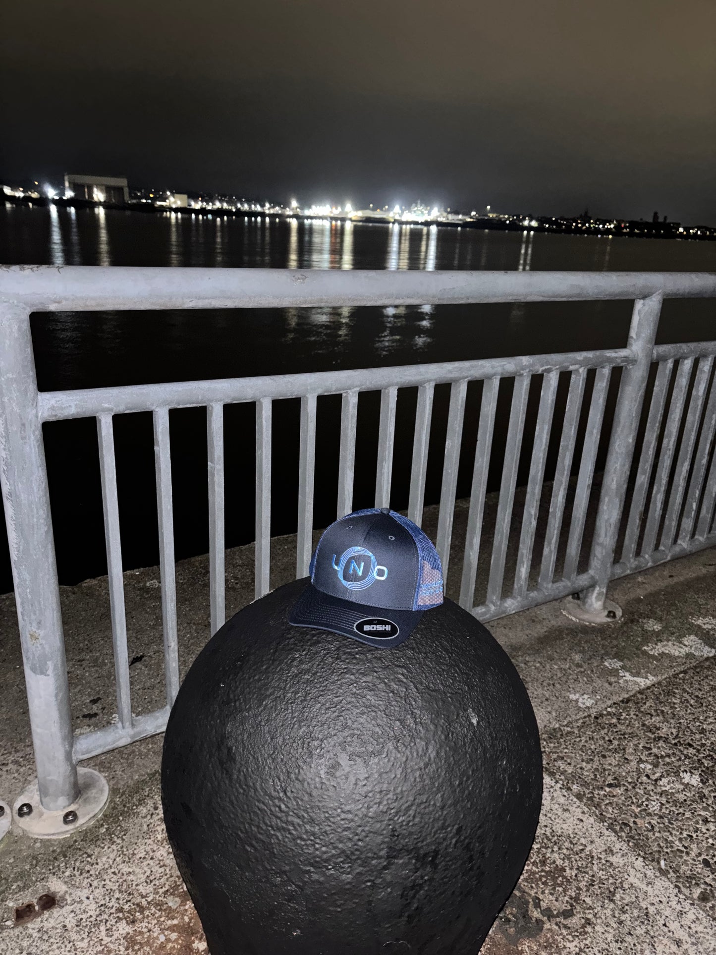 SPACE CAP (NAVY + BLUE) SIDE LOGO