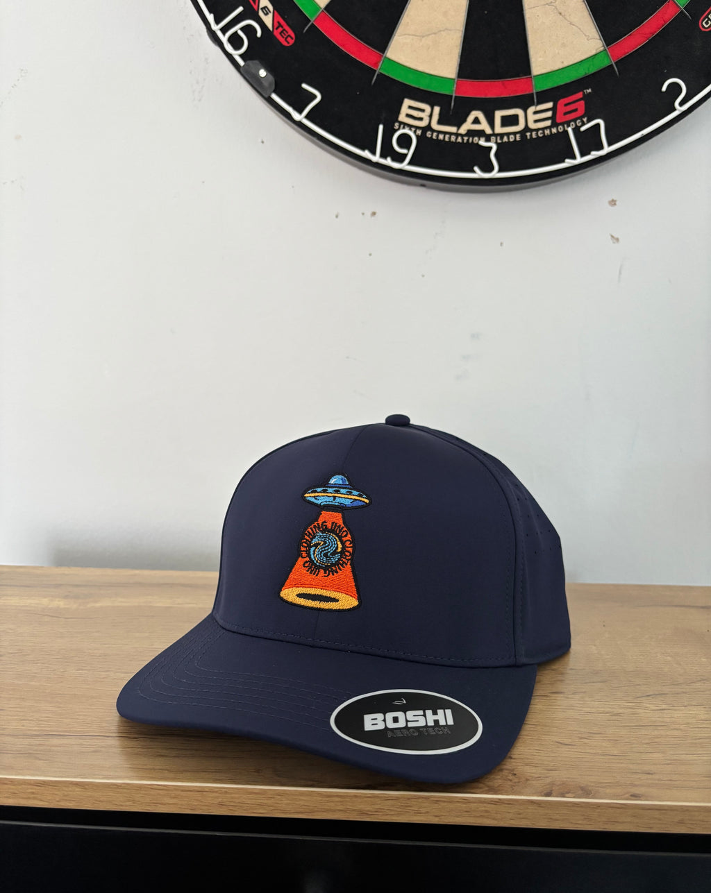 UFO CAP (NAVY + ORANGE/LIGHT BLUE)