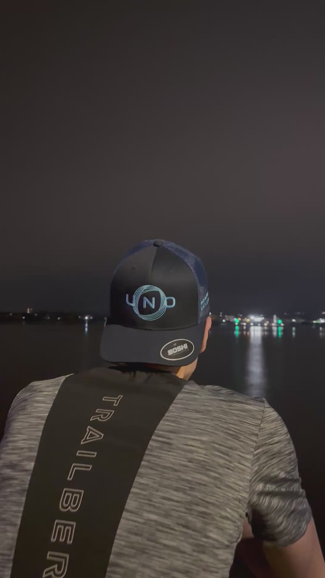 SPACE CAP (NAVY + BLUE) SIDE LOGO